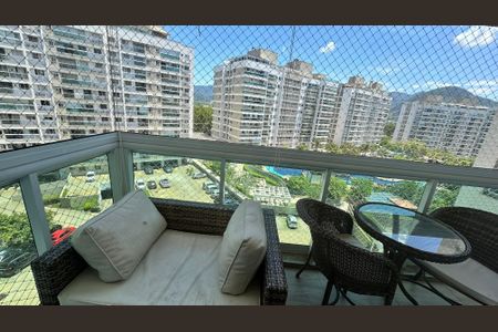Varanda de apartamento à venda com 3 quartos, 110m² em Recreio dos Bandeirantes, Rio de Janeiro