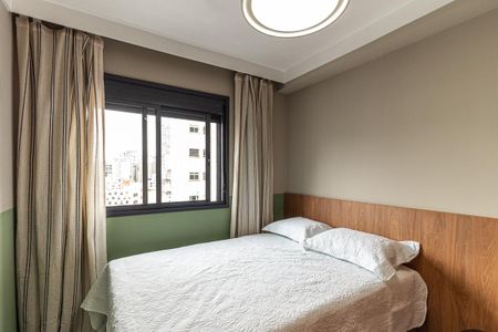 Quarto de apartamento para alugar com 1 quarto, 27m² em Vila Buarque, São Paulo