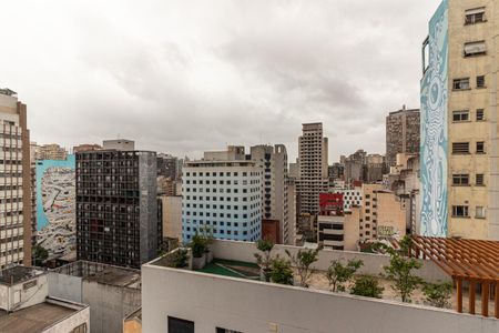 Vista da Sala de apartamento para alugar com 1 quarto, 27m² em Vila Buarque, São Paulo