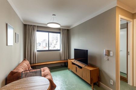 Sala de apartamento para alugar com 1 quarto, 27m² em Vila Buarque, São Paulo