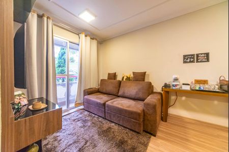 Sala de apartamento à venda com 3 quartos, 70m² em Jardim do Estádio, Santo André