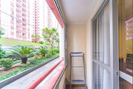 Varanda da Sala de apartamento à venda com 3 quartos, 70m² em Jardim do Estádio, Santo André