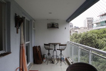 Varanda da Sala de apartamento à venda com 3 quartos, 95m² em Tijuca, Rio de Janeiro