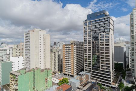 Vista da Varanda da Sala de apartamento para alugar com 1 quarto, 49m² em Cerqueira César, São Paulo
