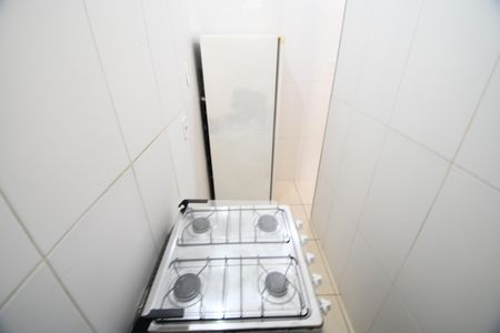 Cozinha de kitnet/studio para alugar com 1 quarto, 23m² em Cidade Universitária, Campinas