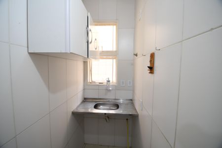 Cozinha de kitnet/studio para alugar com 1 quarto, 23m² em Cidade Universitária, Campinas