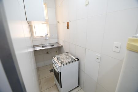 Cozinha de kitnet/studio para alugar com 1 quarto, 23m² em Cidade Universitária, Campinas
