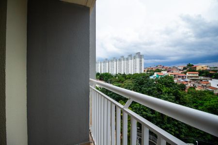 Varanda da Sala de apartamento para alugar com 2 quartos, 47m² em Jardim Goncalves, Sorocaba