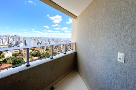 Varanda da Sala de apartamento à venda com 2 quartos, 63m² em São Lucas, Belo Horizonte