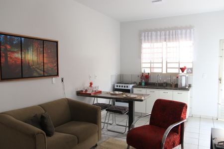 Sala e Cozinha de casa para alugar com 1 quarto, 34m² em Vila Jardim São Judas Tadeu, Goiânia