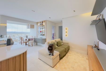 Sala / Cozinha / Lavanderia de apartamento para alugar com 2 quartos, 65m² em Vila Branca, Jacareí