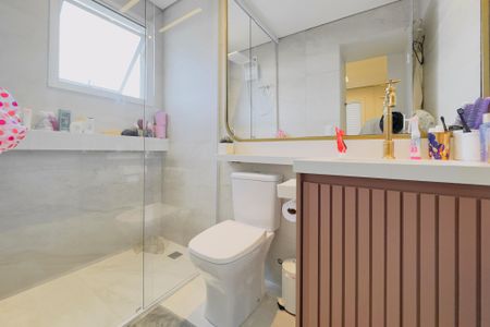 Banheiro da Suíte de apartamento para alugar com 2 quartos, 65m² em Vila Branca, Jacareí