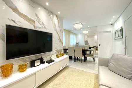 Sala de Estar de apartamento à venda com 3 quartos, 128m² em Luxemburgo, Belo Horizonte