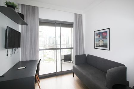 Sala de apartamento à venda com 1 quarto, 27m² em Vila Nova Conceição, São Paulo