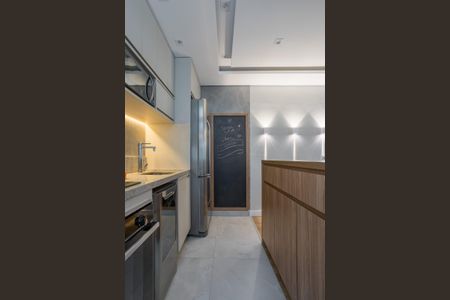 Cozinha de apartamento à venda com 2 quartos, 51m² em Jardim Monte Alegre, Taboão da Serra