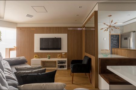 Sala de apartamento à venda com 2 quartos, 51m² em Jardim Monte Alegre, Taboão da Serra