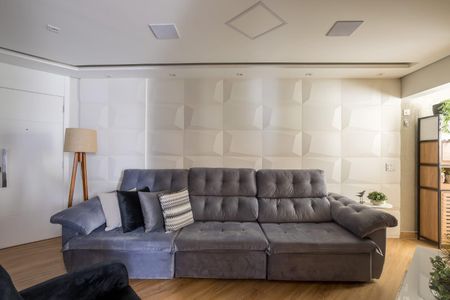 Sala de apartamento à venda com 2 quartos, 51m² em Jardim Monte Alegre, Taboão da Serra