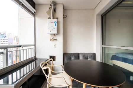 Varanda Studio de kitnet/studio para alugar com 1 quarto, 30m² em Pinheiros, São Paulo