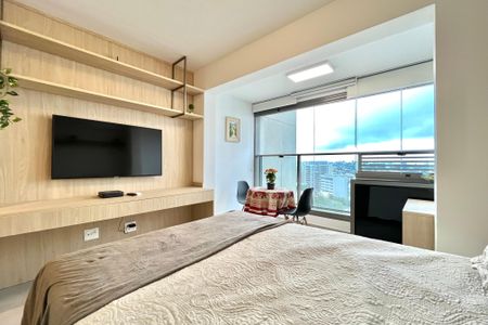 Studio para alugar com 27m², 1 quarto e sem vaga Studio para alugar com 27m², 1 quarto e sem vagaSala/Quarto