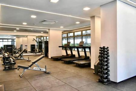 Studio para alugar com 27m², 1 quarto e sem vaga Studio para alugar com 27m², 1 quarto e sem vagaÁrea comum - Academia