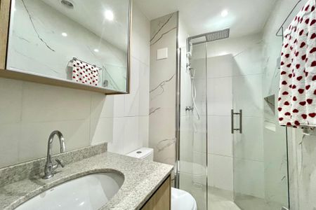 Studio para alugar com 27m², 1 quarto e sem vaga Studio para alugar com 27m², 1 quarto e sem vagaBanheiro