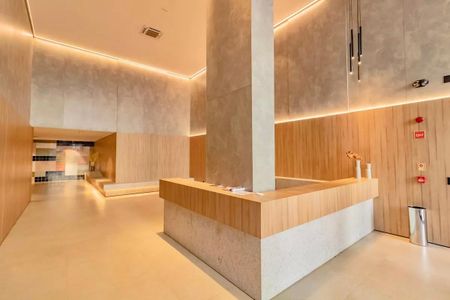 Studio para alugar com 27m², 1 quarto e sem vaga Studio para alugar com 27m², 1 quarto e sem vagaHall social