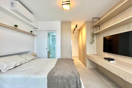 Studio para alugar com 27m², 1 quarto e sem vaga Studio para alugar com 27m², 1 quarto e sem vagaSala/Quarto