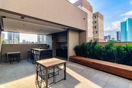 Studio para alugar com 27m², 1 quarto e sem vaga Studio para alugar com 27m², 1 quarto e sem vagaÁrea comum - Churrasqueira