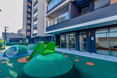 Studio para alugar com 27m², 1 quarto e sem vaga Studio para alugar com 27m², 1 quarto e sem vagaÁrea comum - Playground