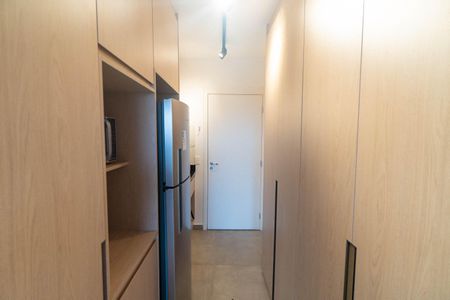 Cozinha de kitnet/studio para alugar com 1 quarto, 27m² em Vila Clementino, São Paulo
