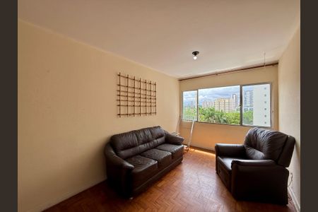 Sala de apartamento à venda com 1 quarto, 58m² em Santo Amaro, São Paulo
