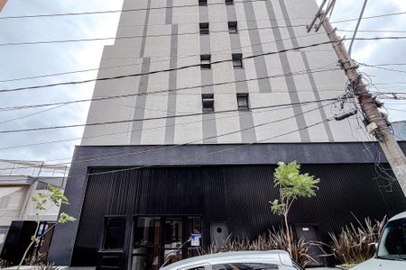 Studio à venda com 27m², 1 quarto e sem vagaFachada - Plaquinha
