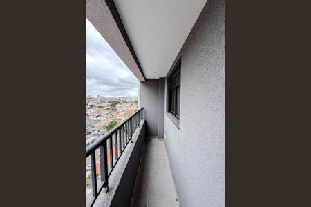 Varanda da Sala de kitnet/studio à venda com 1 quarto, 27m² em Ipiranga, São Paulo