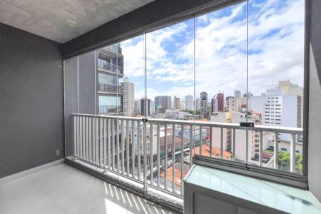 Varanda de kitnet/studio para alugar com 1 quarto, 25m² em Vila Mariana, São Paulo