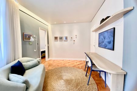 Sala  de apartamento à venda com 1 quarto, 35m² em Copacabana, Rio de Janeiro