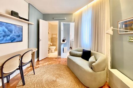 Sala  de apartamento à venda com 1 quarto, 35m² em Copacabana, Rio de Janeiro