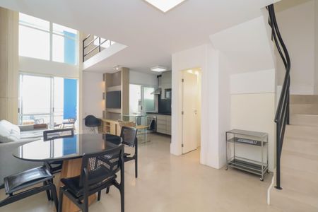 Sala/Cozinha de apartamento à venda com 1 quarto, 72m² em Vila Madalena, São Paulo