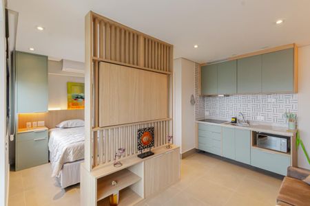 Studio de kitnet/studio para alugar com 1 quarto, 37m² em Indianópolis, São Paulo