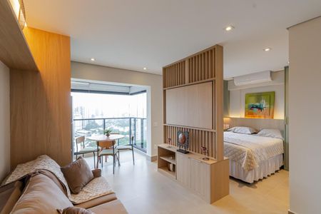 Studio de kitnet/studio para alugar com 1 quarto, 37m² em Indianópolis, São Paulo