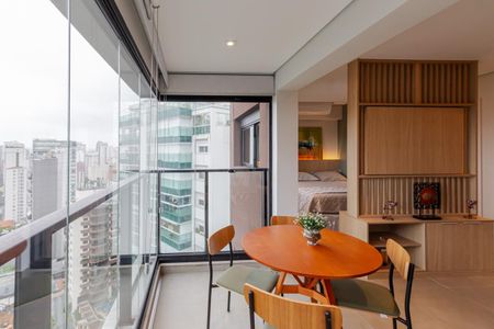 Studio de kitnet/studio para alugar com 1 quarto, 37m² em Indianópolis, São Paulo