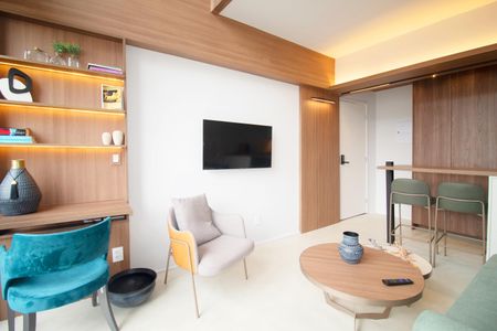 Apartamento para alugar com 41m², 1 quarto e sem vaga