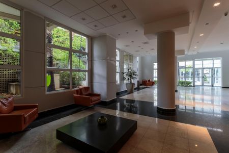 Apartamento para alugar com 45m², 1 quarto e 1 vagaHall social