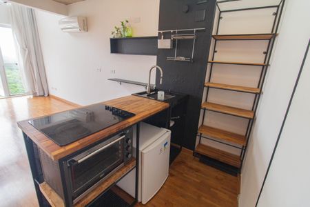 Apartamento à venda com 50m², 1 quarto e 2 vagas Apartamento à venda com 50m², 1 quarto e 2 vagasCozinha e Área de Serviço