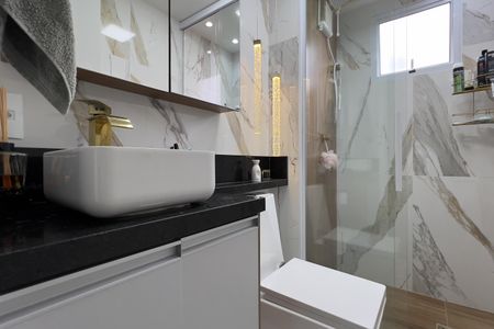 Banheiro de apartamento à venda com 2 quartos, 51m² em Macedo, Guarulhos