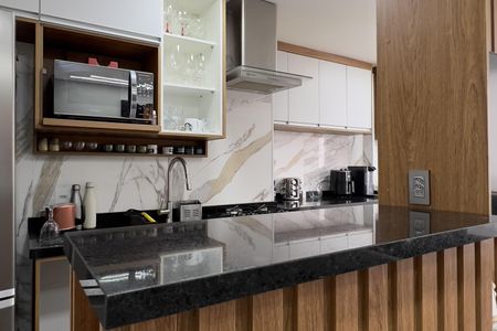 Apartamento à venda com 51m², 2 quartos e 1 vagaCozinha e Área de Serviço