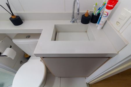 Banheiro de apartamento para alugar com 1 quarto, 31m² em Colônia (zona Leste), São Paulo