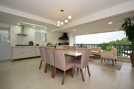 Sala de Jantar de apartamento à venda com 3 quartos, 128m² em Vila Andrade, São Paulo