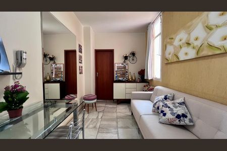 sala  de apartamento à venda com 1 quarto, 40m² em Colégio Batista, Belo Horizonte