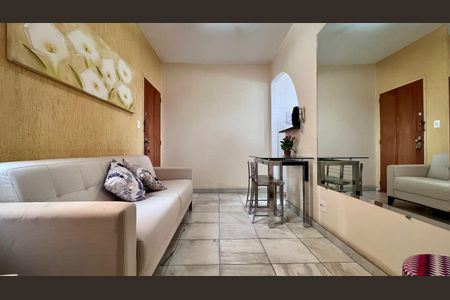 sala  de apartamento à venda com 1 quarto, 40m² em Colégio Batista, Belo Horizonte