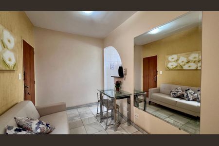 sala  de apartamento à venda com 1 quarto, 40m² em Colégio Batista, Belo Horizonte